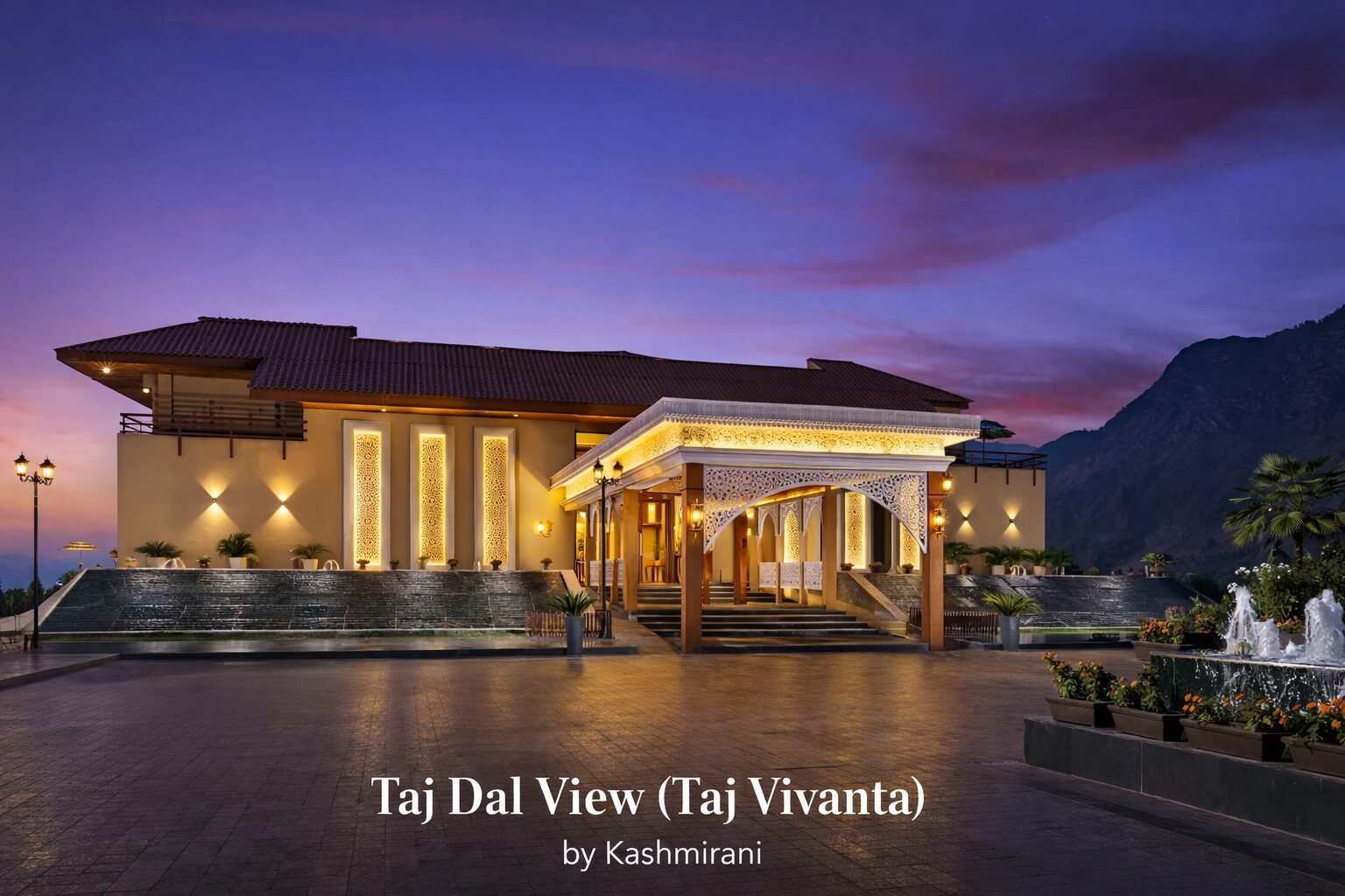 Taj Dal View hotel exterior