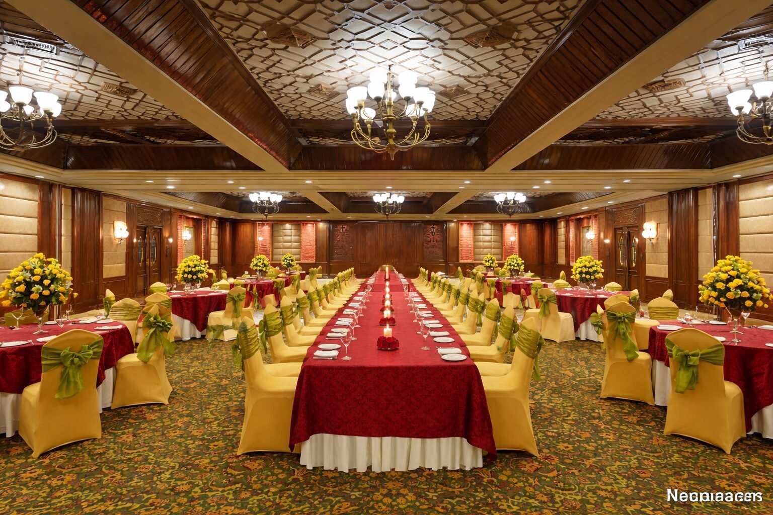 Banquet Hall — Khyber Himalayan Resort Gulmarg