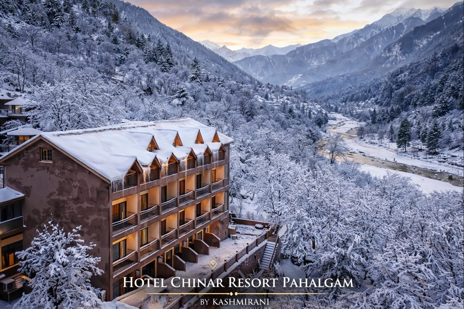 Pahalgam Hotel heritage property Kashmir valley