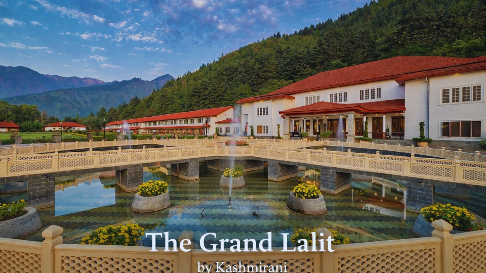 The Grand Lalit Palace Srinagar — luxury heritage hotel on Dal Lake, best 5-star hotels in Srinagar Kashmir