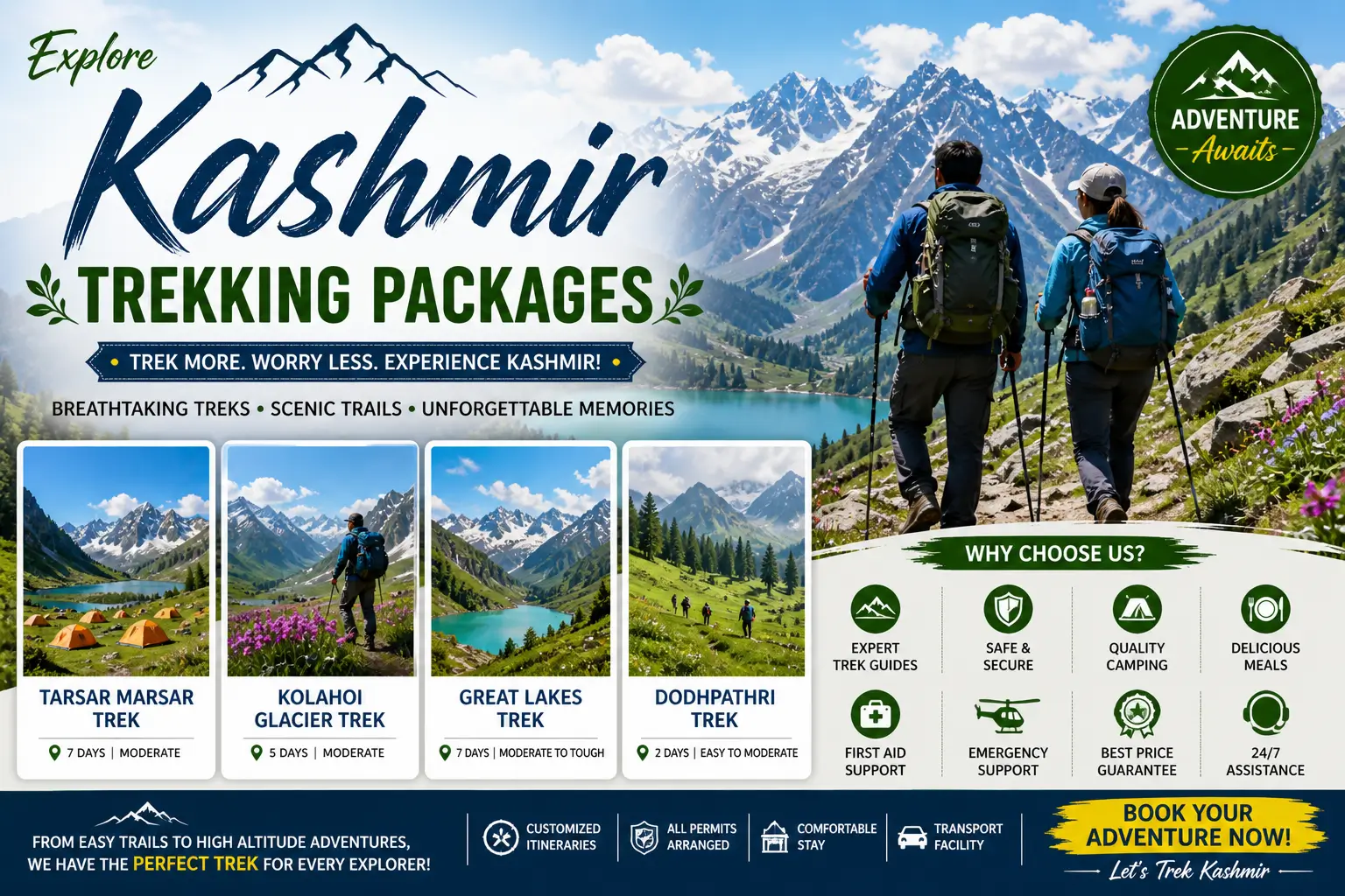Kashmir Trekking Packages